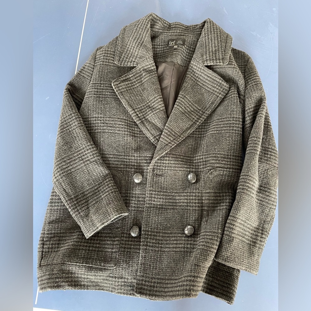 ZARA trf double breasted coat